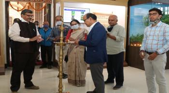 महानिदेशक, भा.वा.अ.शि.प. श्री अरुण सिंह रावत ने 29 अक्टूबर, 2021 को वन अनुसंधान संस्थान, देहरादून में एनटीएफपी संग्रहालय का उद्घाटन किया