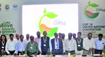UNCCD COP-14 में दिनांक 13 सितंबर, 2019 को भारतीय वानिकी अनुसंधान और शिक्षा परिषद द्वारा आयोजित वन वन भूमि की कटाई और संयोजन मरुस्थलीकरण के साइड ईवेंट की एक